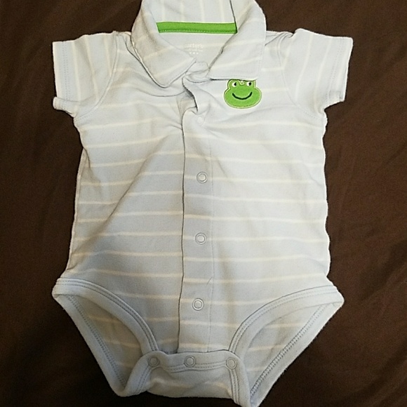 Collared Onsie lot 6-12 month Carter Old Navy - Picture 6 of 6